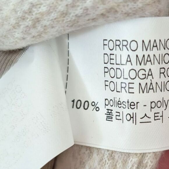 Zara Women's M Double Breasted Mid Length Coat - Oatmeal - Picture 7 of 7